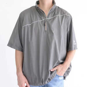 Sunice Weather Grey Half Zip Golf Windbreaker - XL -  Made in Canada